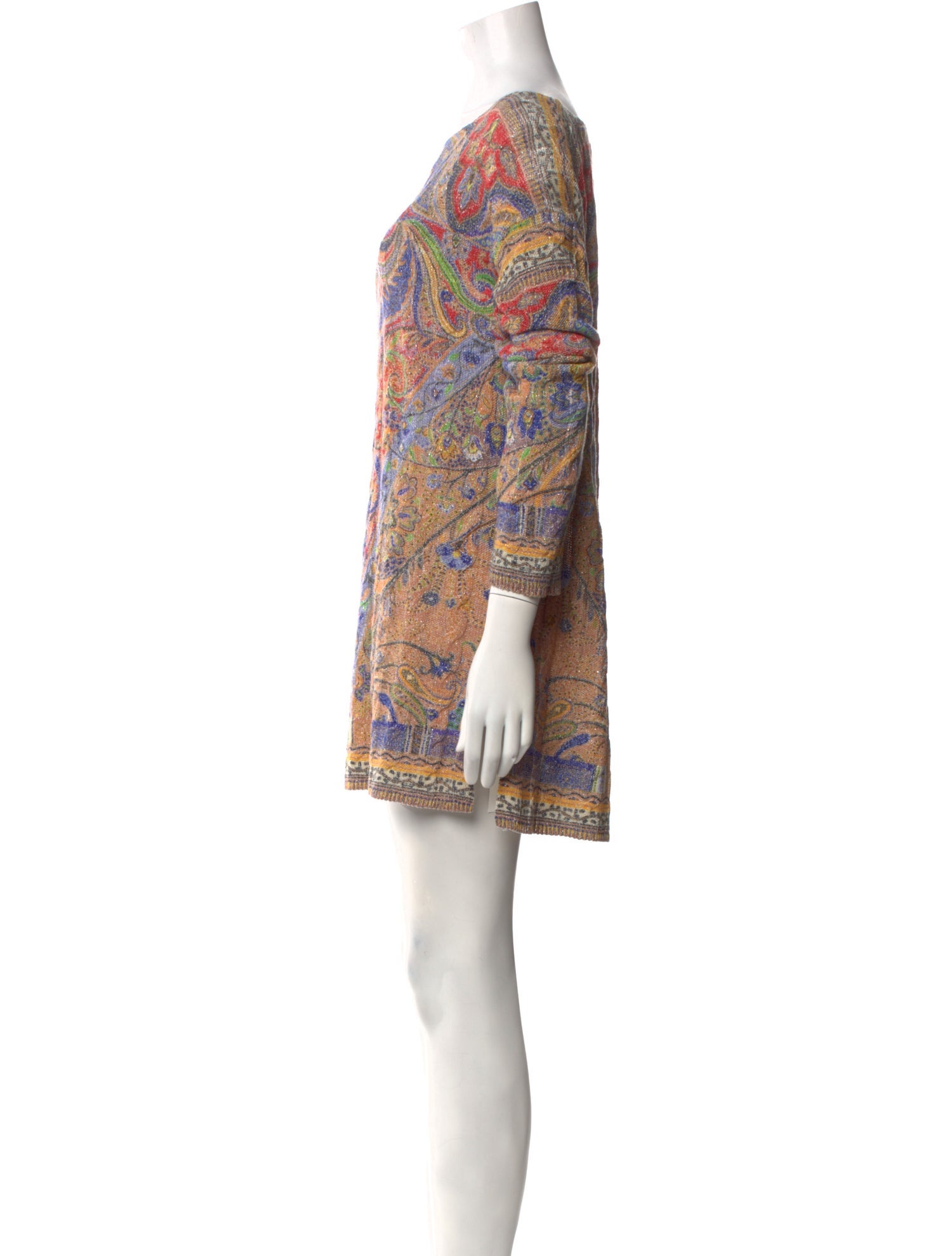 Etro Paisley Print Mini Dress